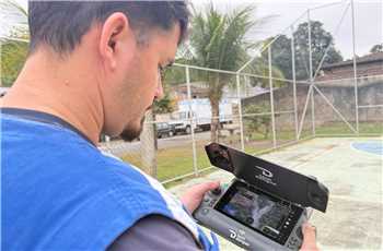 Drones sobrevoam novos bairros de Ipatinga para mapear focos do Aedes aegypti