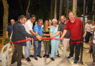 Prefeitura de Timóteo inaugura pista de caminhada da área de lazer do Santa Maria